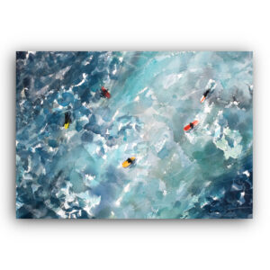 Windy Spot - Original Watercolor - 36x26cm