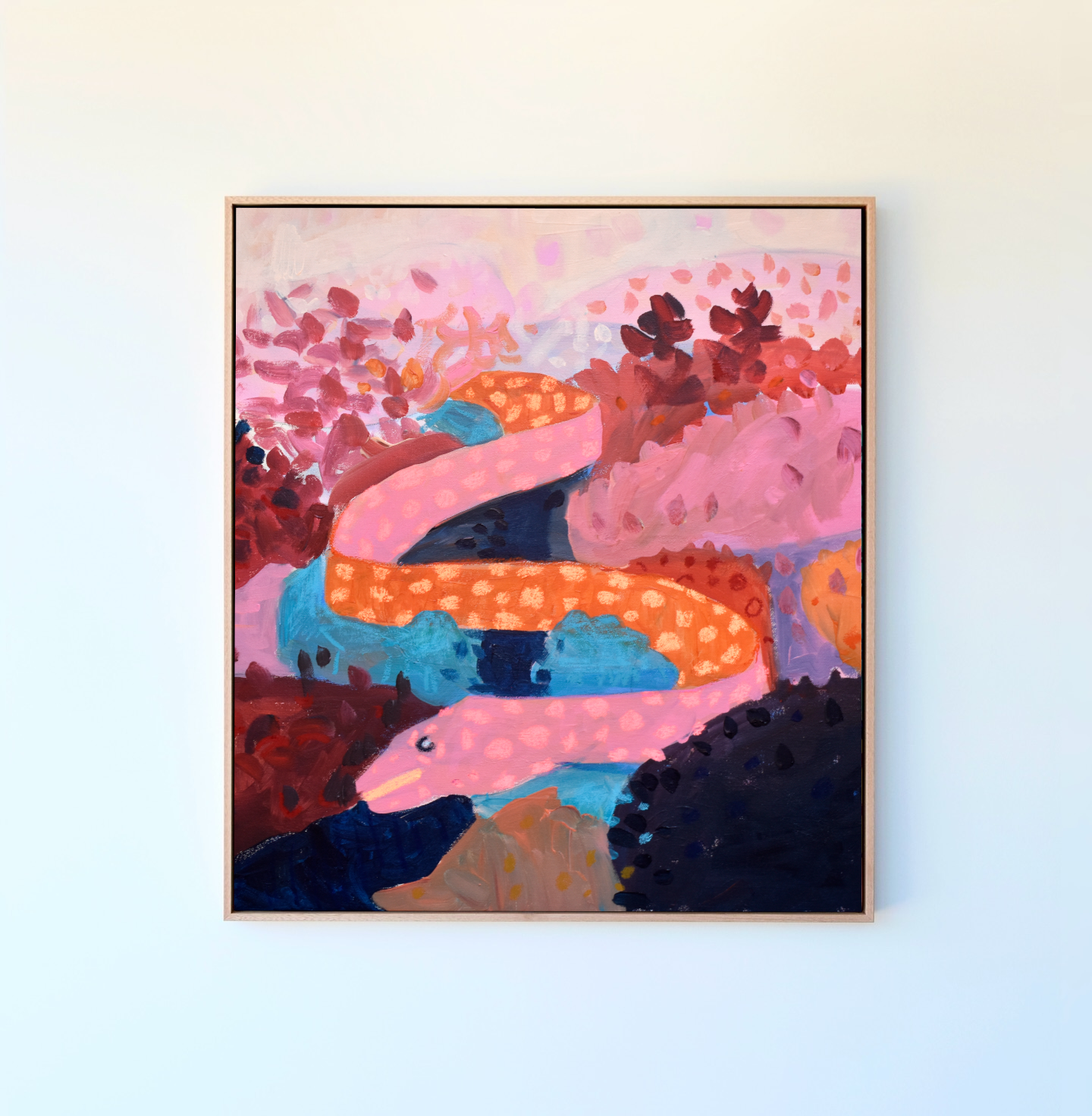 The muro - Original Acrylic - 50x50cm - Image 2