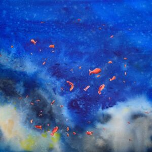 Fishes I - Original Watercolor – 41x31cm