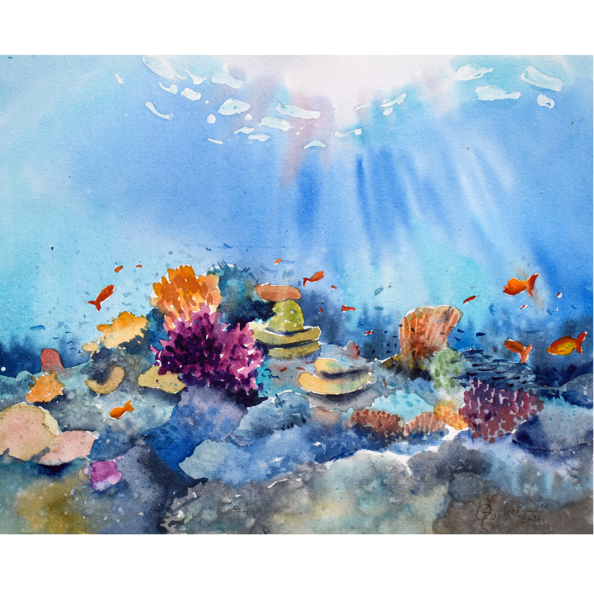 Corals Garden II Print