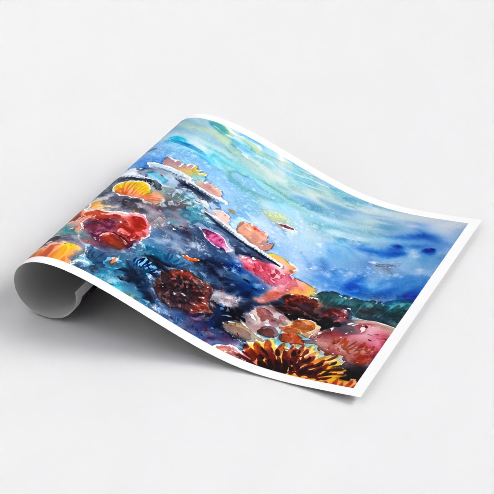 Coral Garden IV Print - Image 4