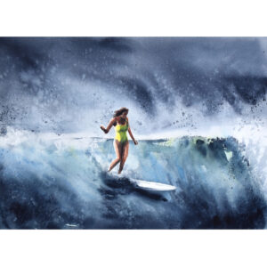 Stormy Surf Print